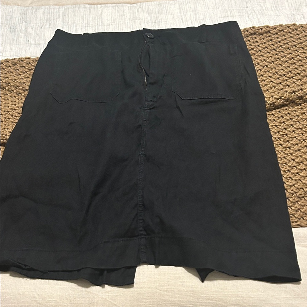 Maeve Black Midi Skirt